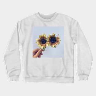 Aesthetic Sunflower Crewneck Sweatshirt